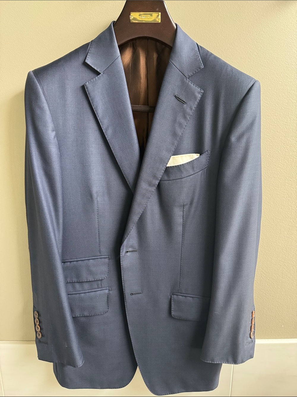 Tom Ford Men’s Blue Single-Breasted Suit